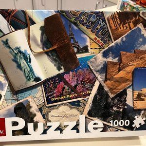 Puzzle 1000 Pieces Postcards (Box set is complete)